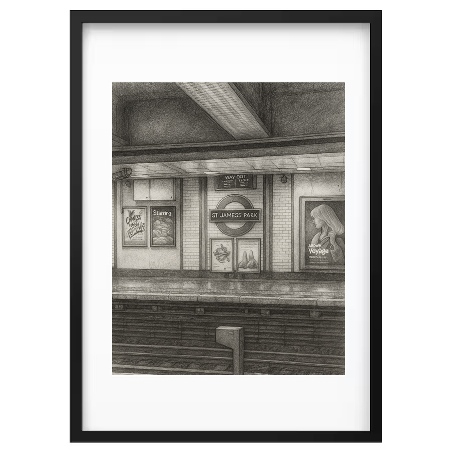 The Wait – St James’s Park Underground Scene