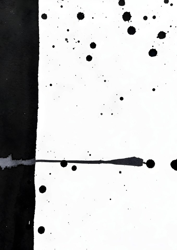 Dynamic Strokes: Black and White Abstract Wall Art