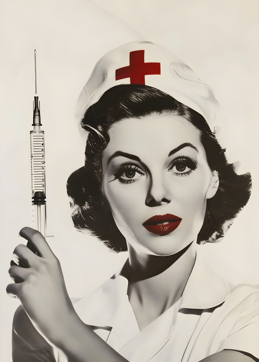 Vintage Glamour: Nurse Portrait