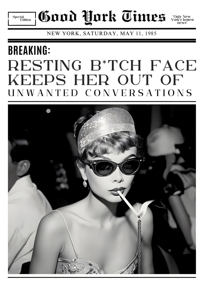 Good York Times: Resting B*tch Face