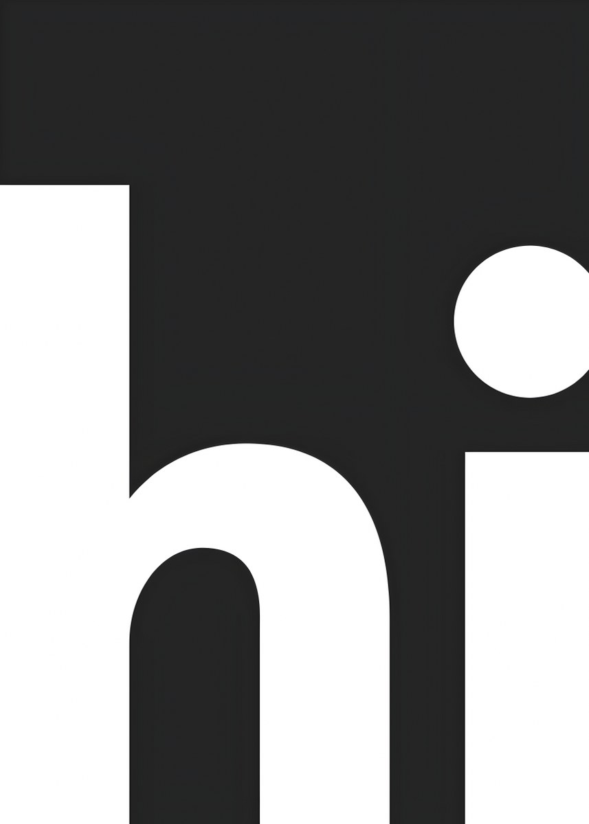 Minimalist Hello: A Welcoming Statement
